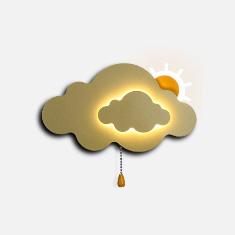 Modern Style Unique Shape Wall Sconce Metal Wall Light for Bedroom