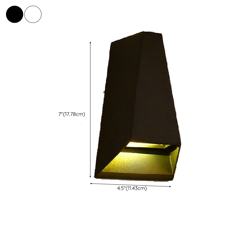 Geometric Wall Mounted Light Simplicity Metal 1 Light Wall Mounted Lamps