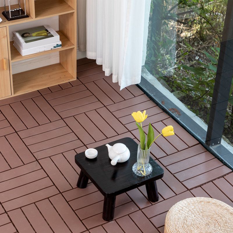 Waterproof Engineered Wood Flooring Modern Flooring Tiles for Garden and Outdoor
