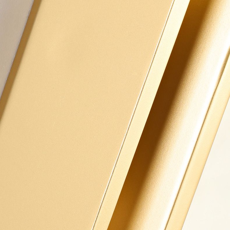 Aplicación de pared de metal posmoderna de 2 cabezas de pared de luz montada en la pared para el dormitorio