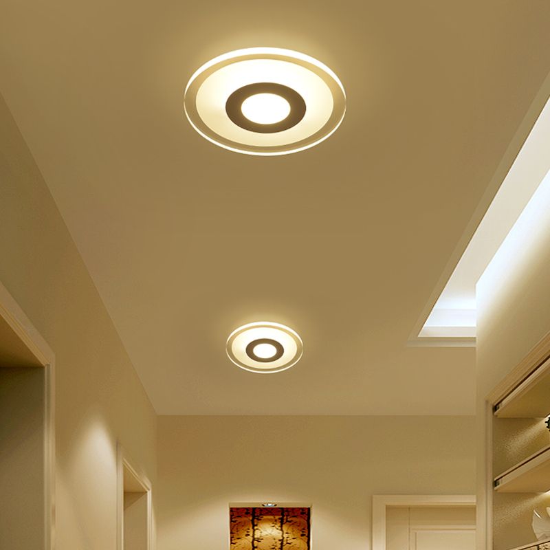 Triángulo/redondo/cuadrado Corredor de pared Lucina Luce de acrílico Lámpara de pared de LED acrílico en cálido/blanco