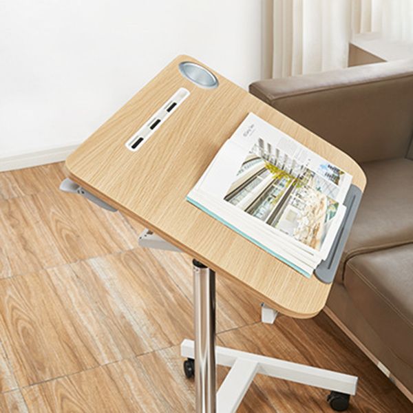 Contemporary Curved Writing Desk Pedestal Folding Office Desk