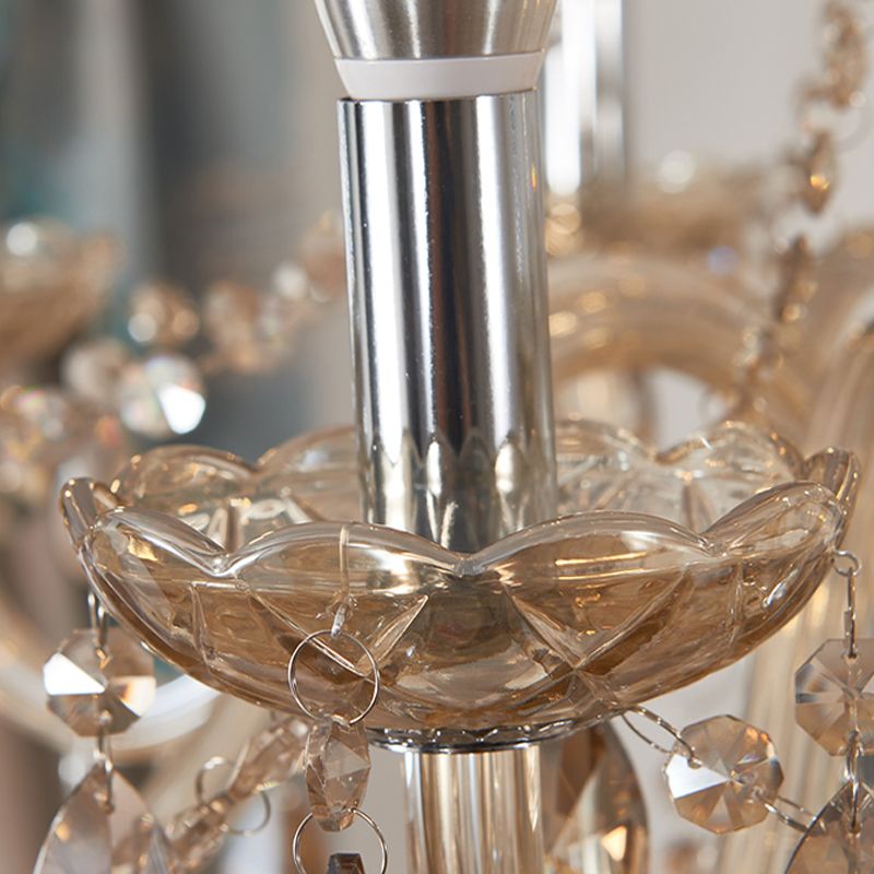 Lampada del lampadario a candeliera lampada vittoriana Crystal sospesa il lampadario per soggiorno