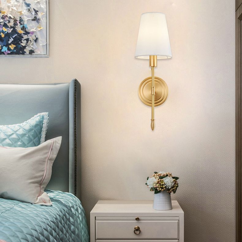 American Style Copper Vanity Light Geometry Shape Vanity Lamp for Shower Room