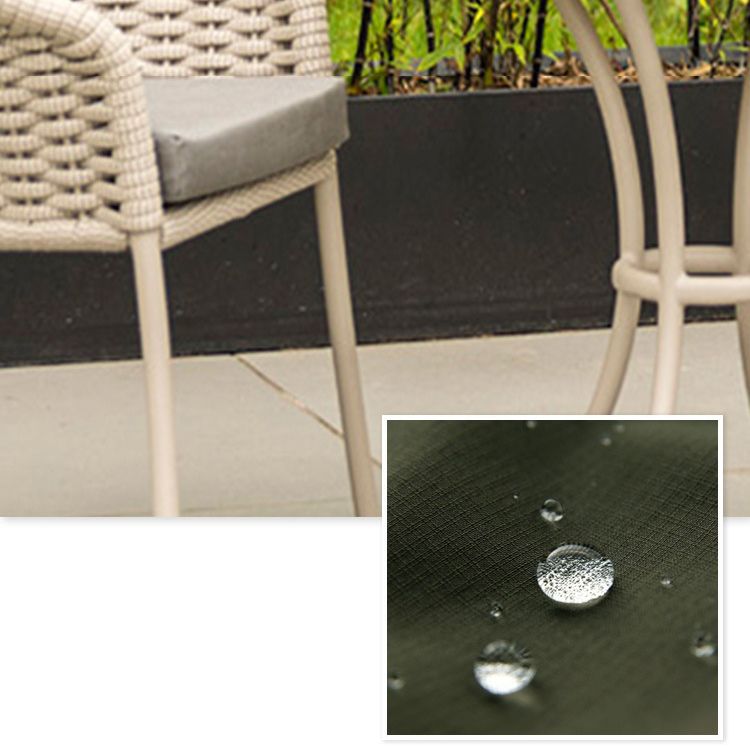 Bohemian Style Metal Base Dining Table Set 1/3/7 Pieces Dining Table Set for Outdoor