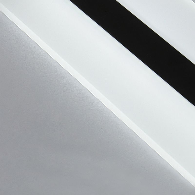 Black Island Lighting Fixtures Modern Style LED Hanging Lamp for Dining Room