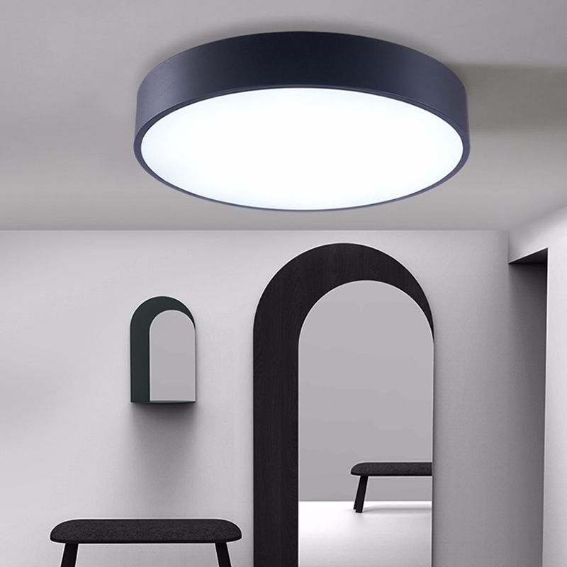 Ronde inbouwverlichtingsarmaturen Moderne acryl 1-lichts plafondlamp