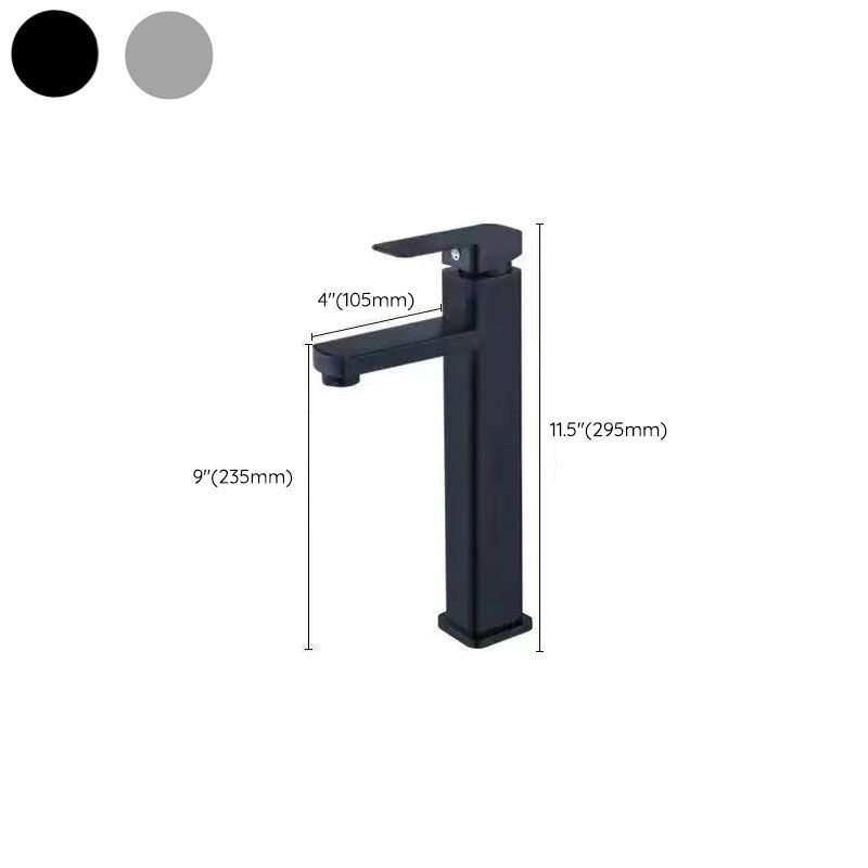 Industrial Vessel Sink Faucet Stainless Steel Lever Handles Vessel Sink Bathroom Faucet