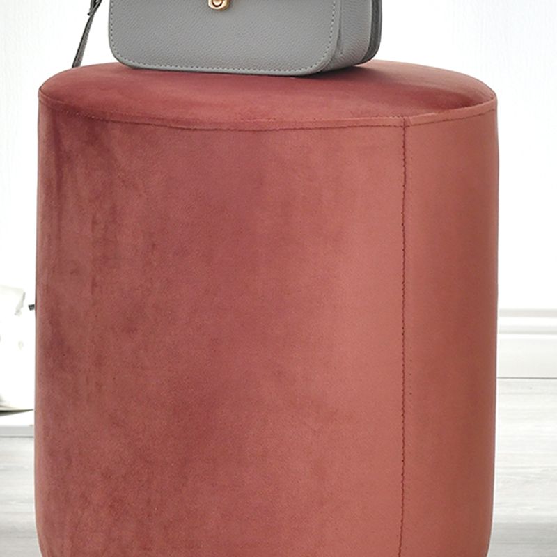 Modern Scratch Resistant Standard Round Velvet Indoor Standard