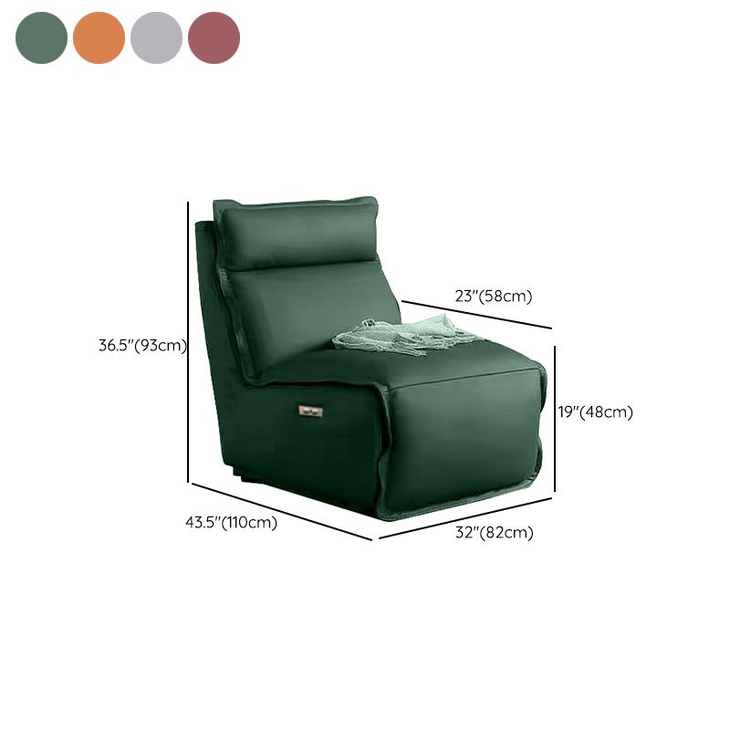 Leather Electric Standard Recliner Modern Minimalist Household Single Recliner