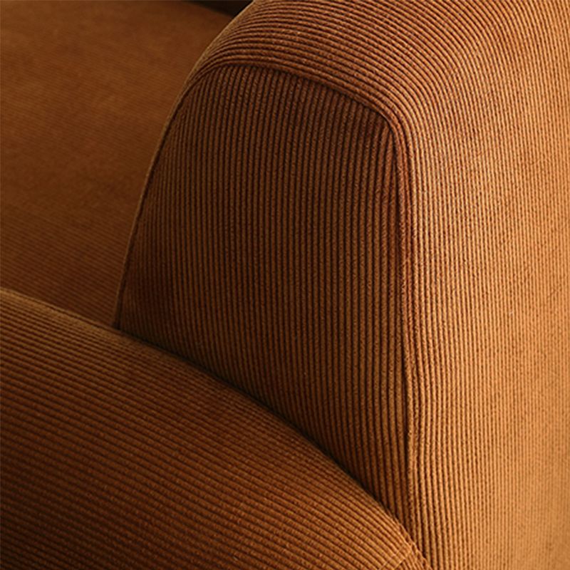 Nordic Style Fabric Armrest Fixed Backrest Abstract Arm Chair