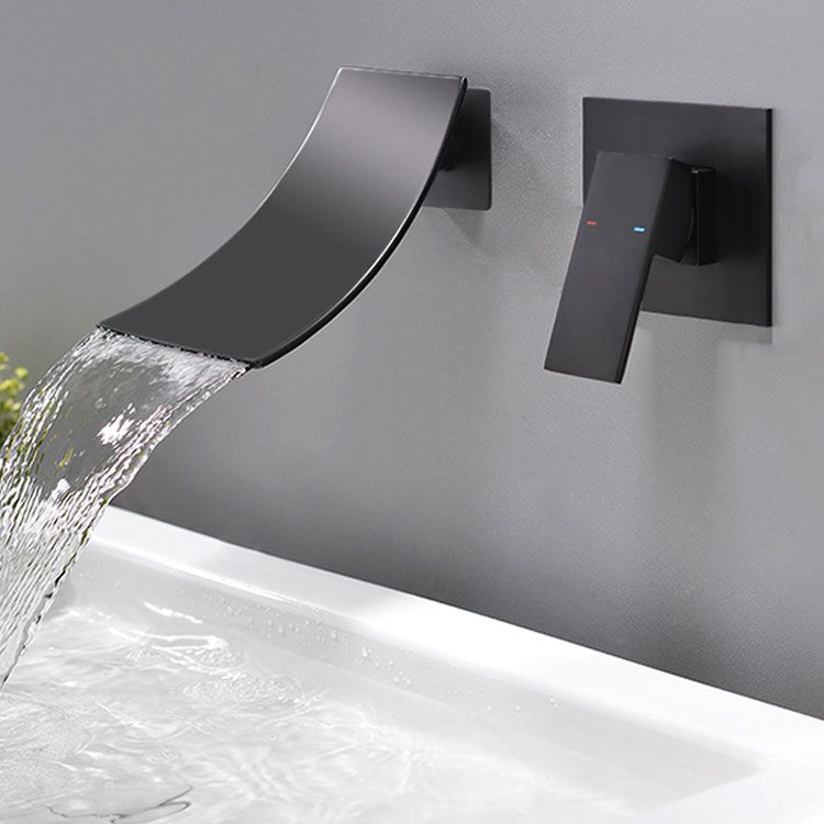 Contemporary Bathroom Faucet Wall Mounted Copper Fixed Clawfoot Tub Faucet Trim