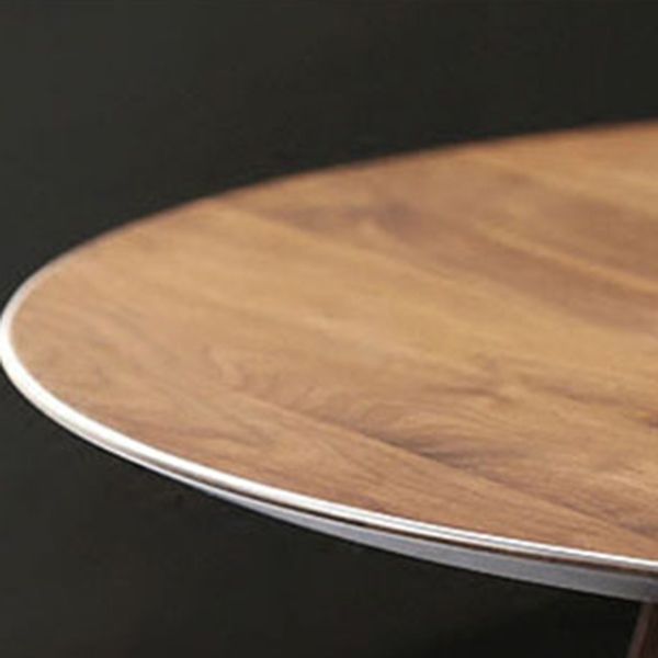 Contemporary 1/2/4 Pieces Furniture Round Solid Wood Dining Set in Brown