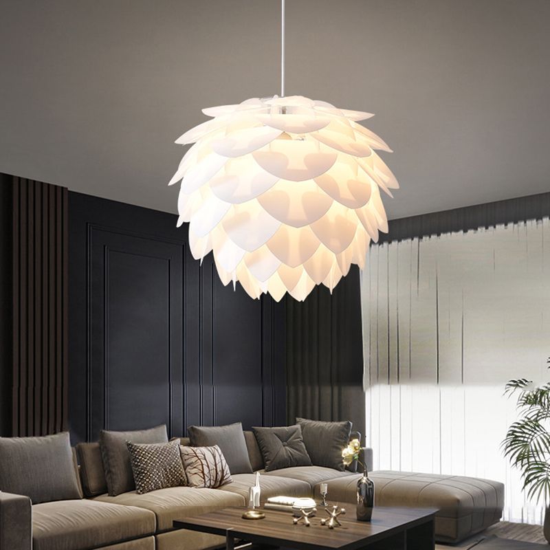 Floral Shape Pendante Light Aymat Minimaliste 1 lampe à chute de la lumière pour chambre à coucher