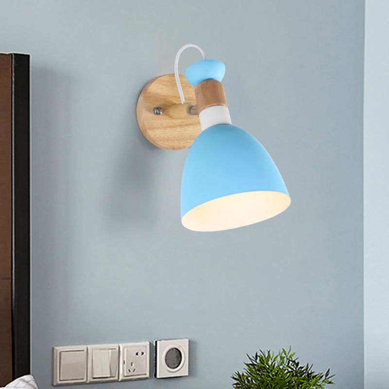 Geometric Wall Mounted Lamps Modern Style Metal 1 Light Wall Light Sconces