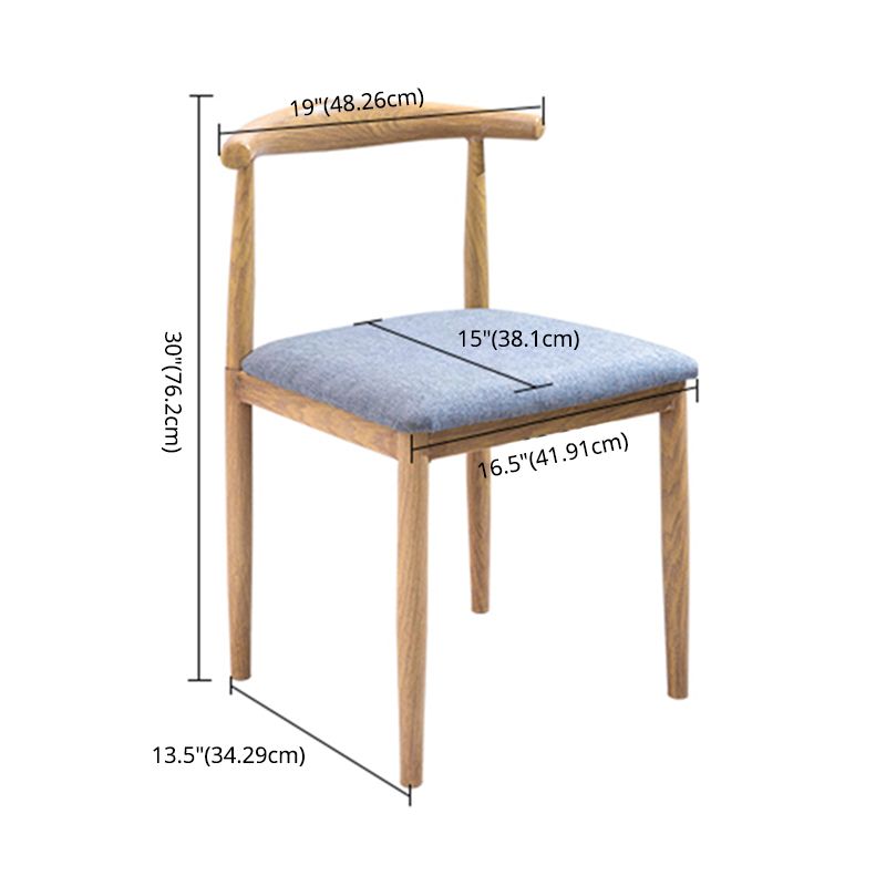 Minimalistische stijl vaste houten bovenkant eettafel set rechthoekige vorm formele keukenset