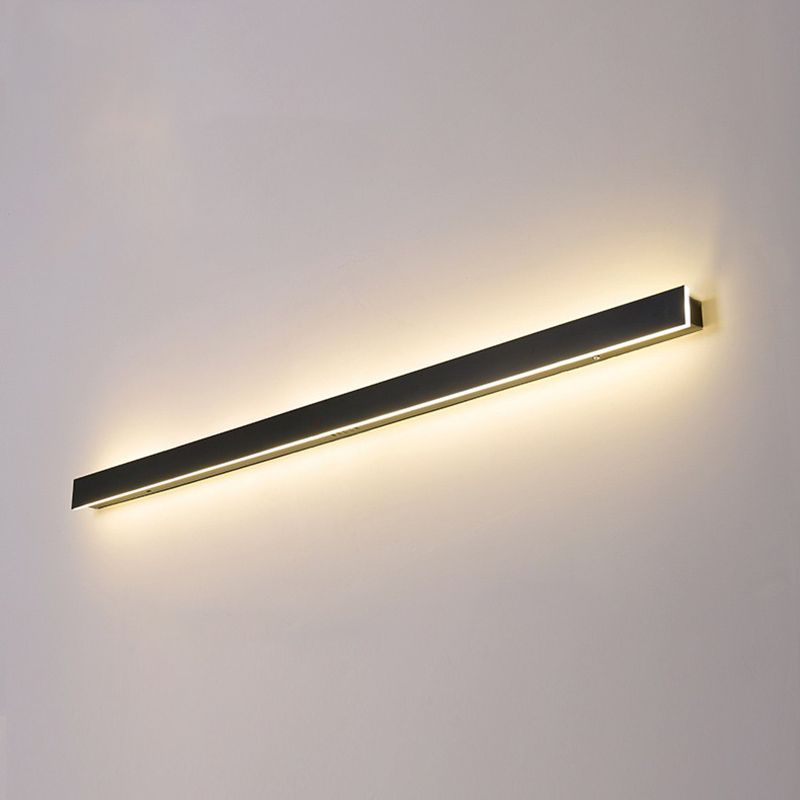 Metal Strip Wall Light Modern Linear Wall Light Sconce for Bedroom