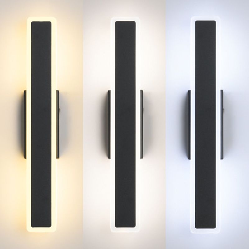 Woonkamer LED SCONCE LIMMUTE NOORDISCHE MURSE SCONCE LICTE MET METALTANGE TADHEER