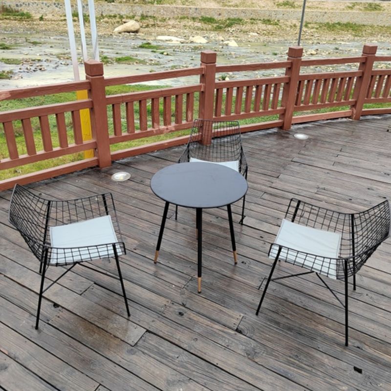 Metal Bistro Table Set 1/3/4/5 Pieces Round Patio Dining Sets
