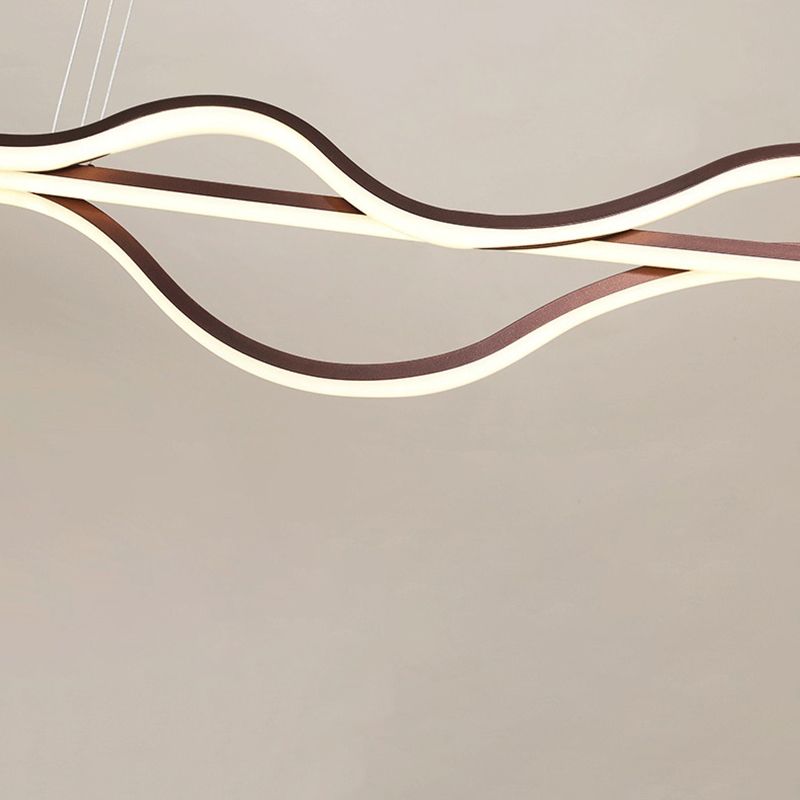 Nórdica Light Light Light Light 3 luces Led Island Colgante para comedor