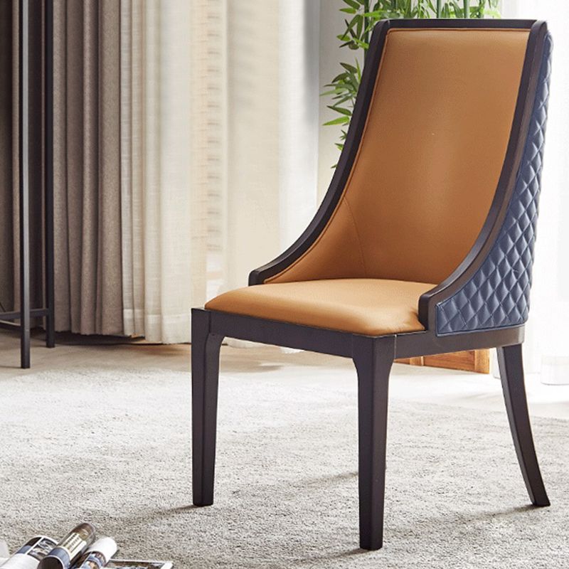 Traditional Armless Dining Chairs Upholstered Dining Accent Chair