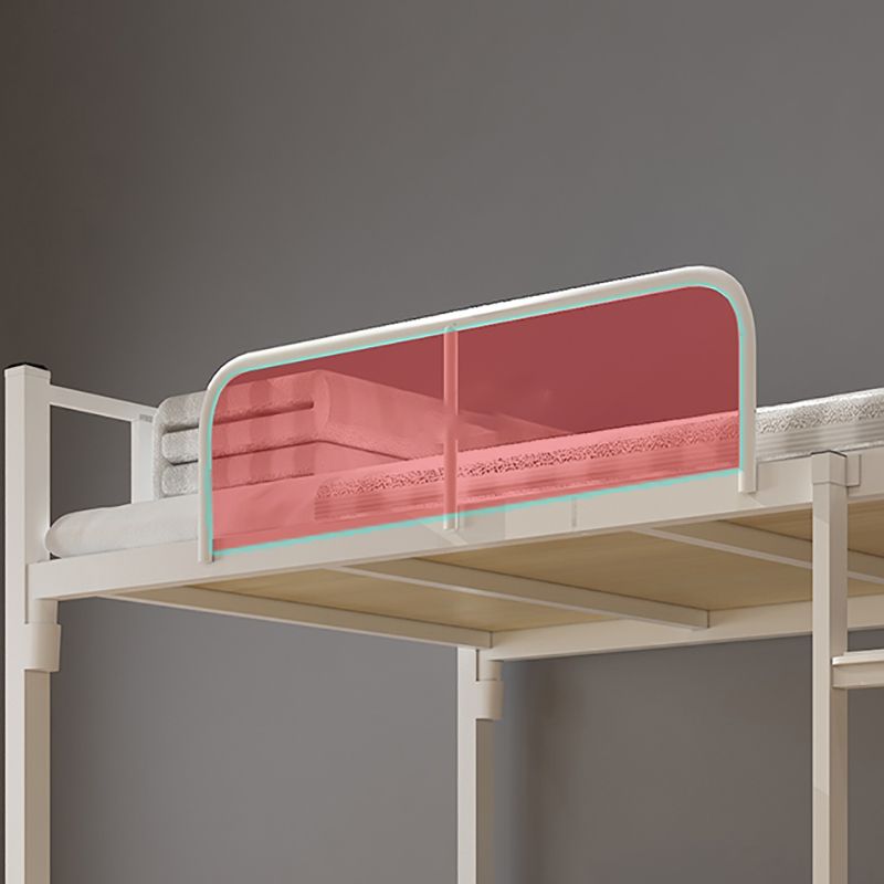 Contemporary Bunk Bed Iron Solid Color Bed With Headboard and Footboard