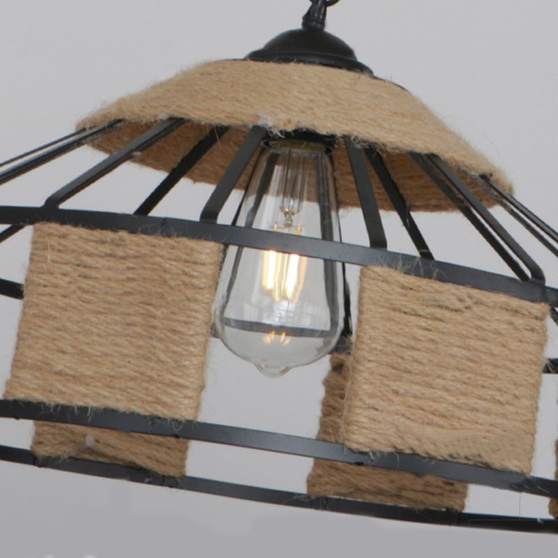 Seil kommerzieller Anhänger Beleuchtung Industrie Beige schattiertes Restaurant Anhänger Licht