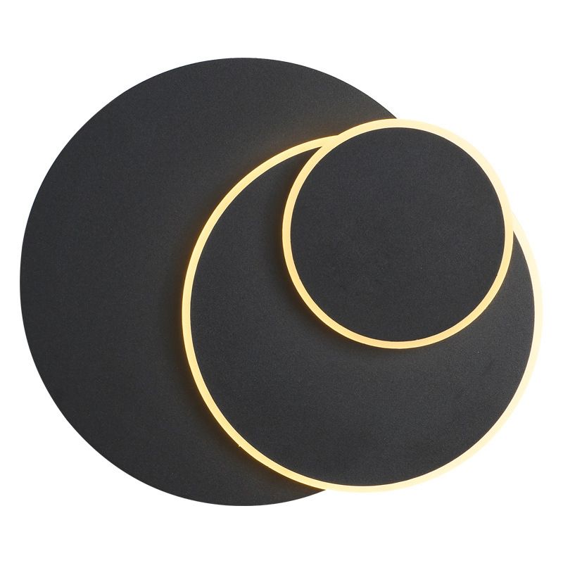 Nordic Style Metal Wall Light Geometric Rotatable LED Wall Sconce for Bedroom