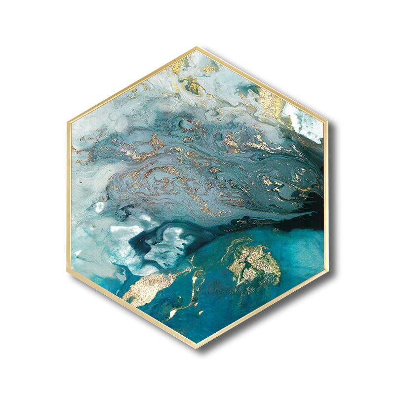 Abstract Pattern Wall Art Print Scandinavian Canvas Textured Painting in Soft Color