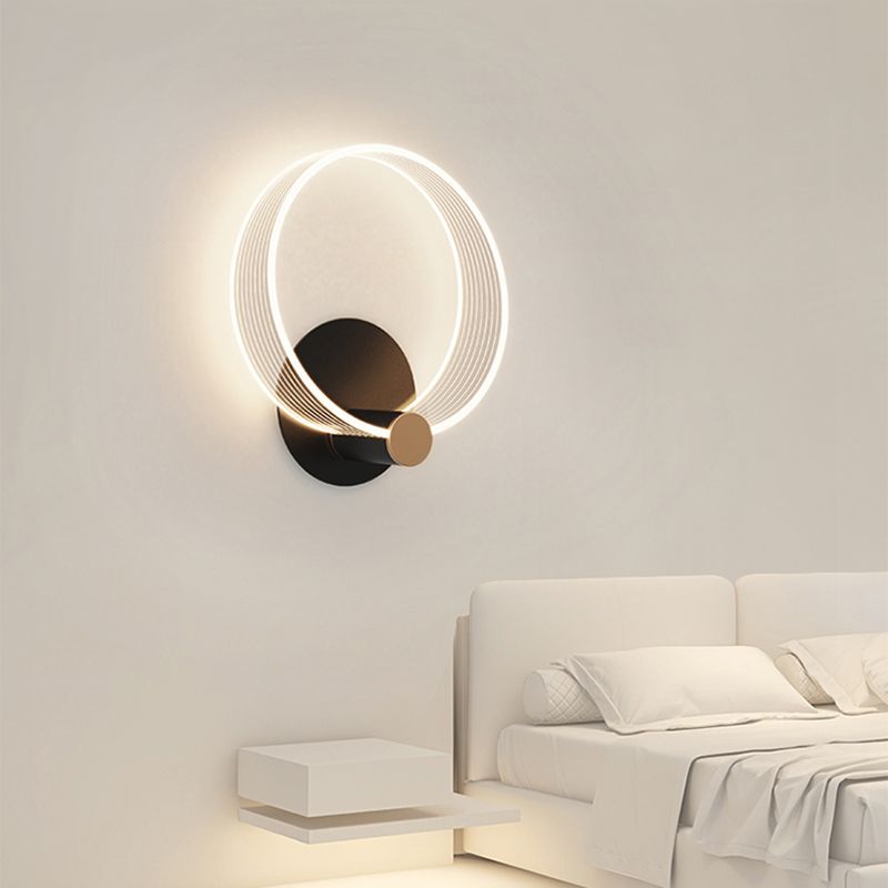 Hedendaagse metalen LED-wand gemonteerd verlichting 1-licht wandonderzoek voor woonkamer