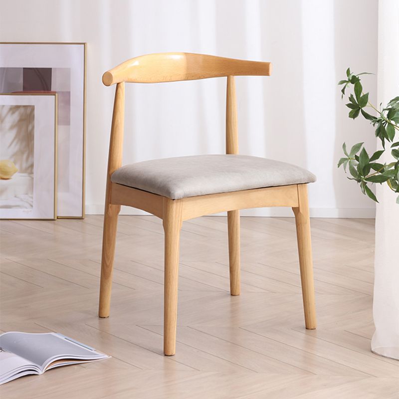 Les chaises de salle à manger de cuisine de style moderne ouvrent l'ensemble de chaise latérale de salle à manger arrière