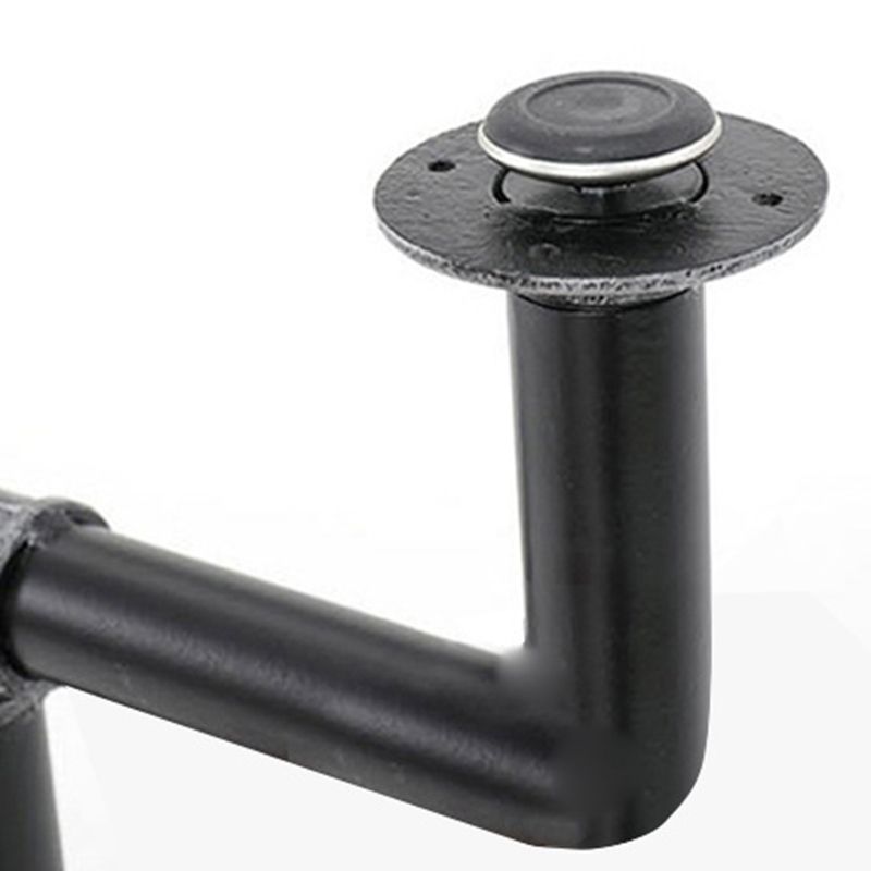 Modern Pub Height Dining Table Iron Solid Wood Pub Table for Patio