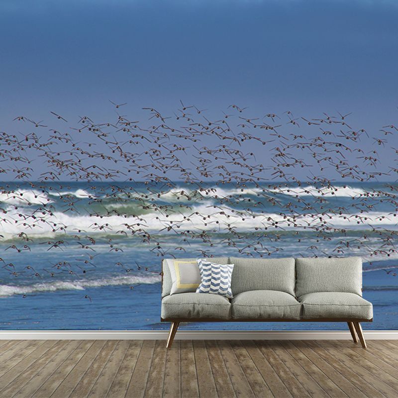 Tropical Beach Wallpaper Mural Water-Proof Living Room Wall Decoration