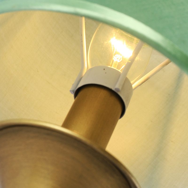 Modernism Fabric Shade Wall Mounted Sconce 1-Light Wall Lighting for Foyer