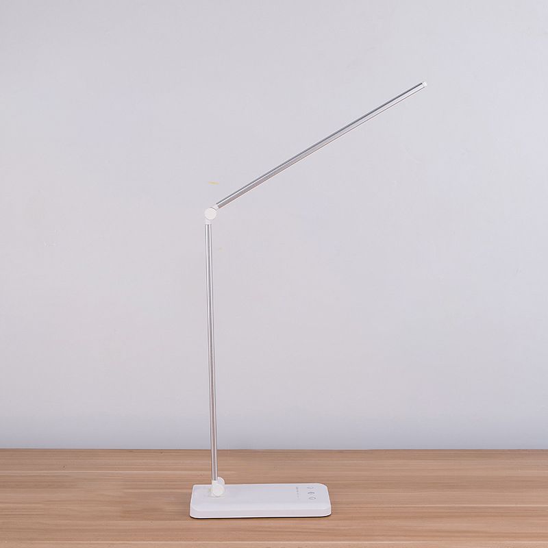 Lámpara de mesa USB con control táctil, Luz de mesa LED de plegado de tareas de metal para dormitorio