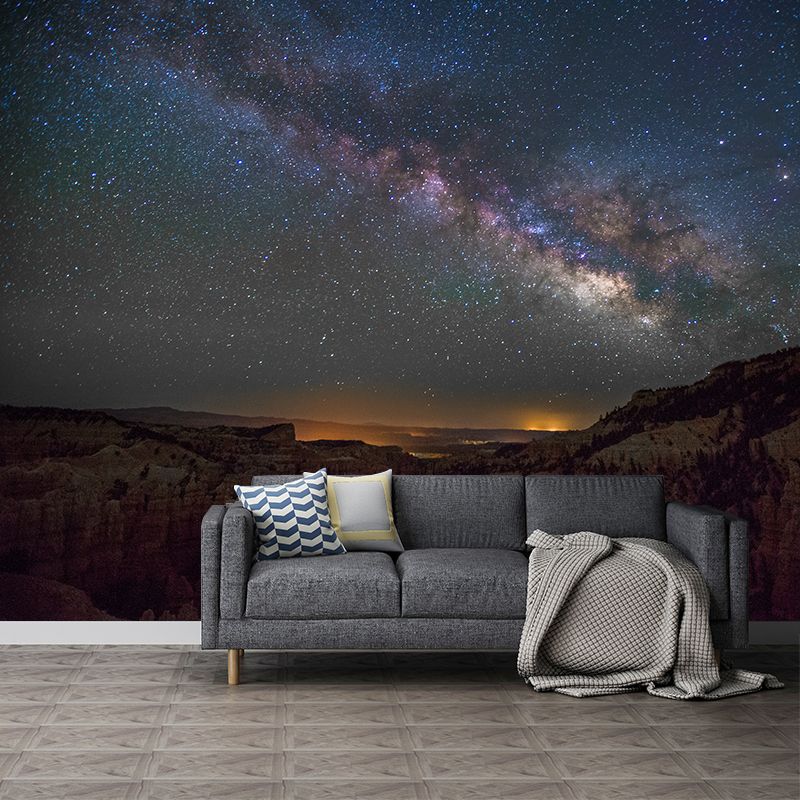 Beautiful Universe Removable Wall Mural for Sleeping Room, Stain Resistant