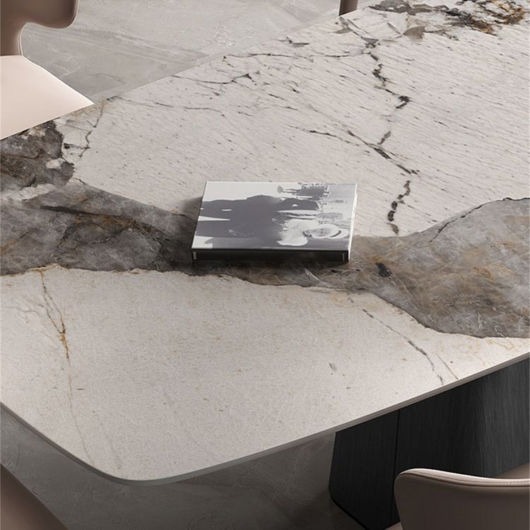 Designer Style Sintered Stone Dining Set 1/4/5/7 Pieces Dining Table with Chairs