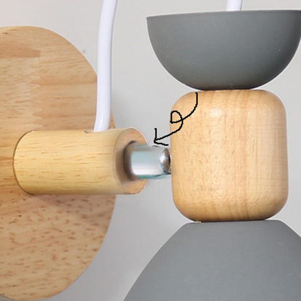Multi-Colored Wall Sconce Nordic Minimalist Wall Light Sconces for Bedroom