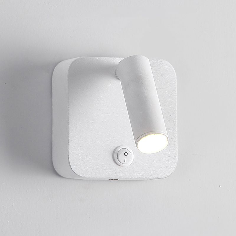 Luminaire d'applique LED Simplicité Litoire de lecture du mur métallique pour chambre à coucher