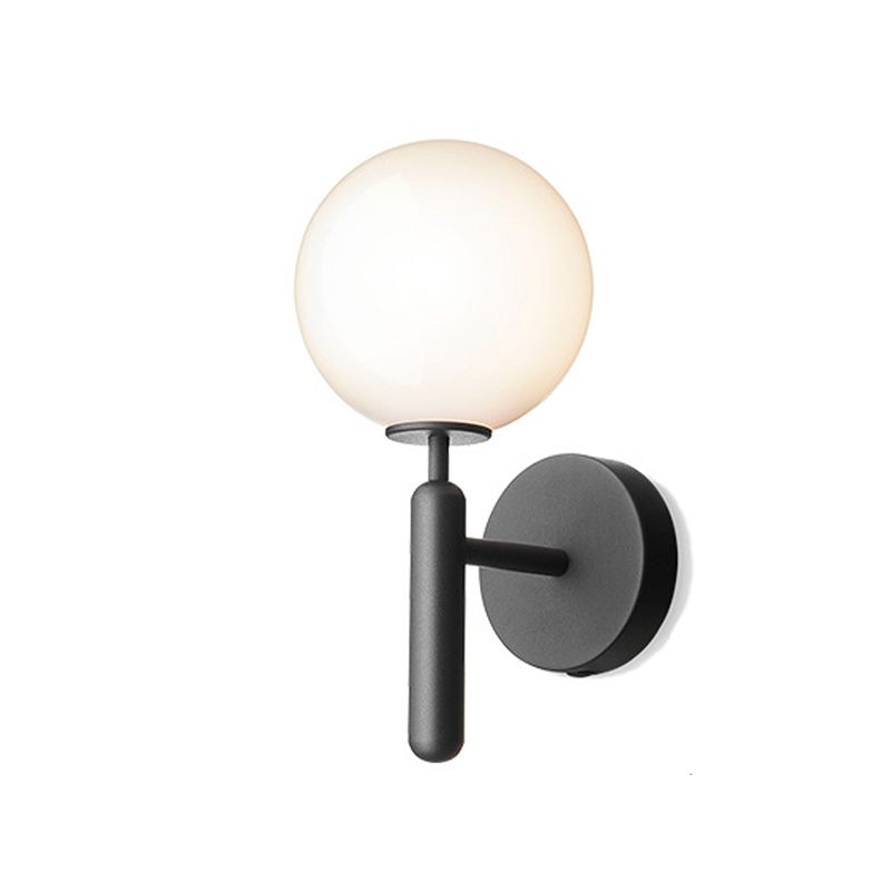 Modern Style Ball Wall Light Sconces Glass 1 Light Wall Lighting Ideas