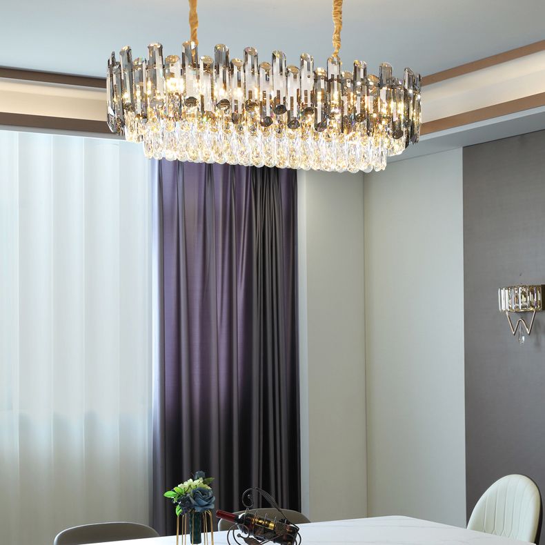 Contemporary Pendant Lights for Kitchen Island Linear Pendant Lighting in Dust