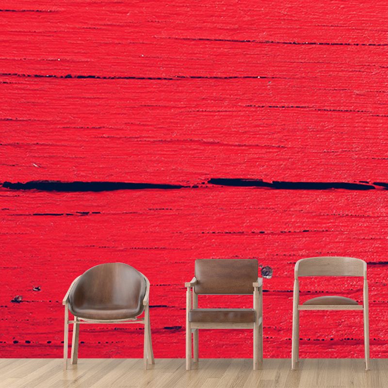 Papier peint Mural à Grain de bois, couleur douce, résistant à l'humidité, pour décoration de salon