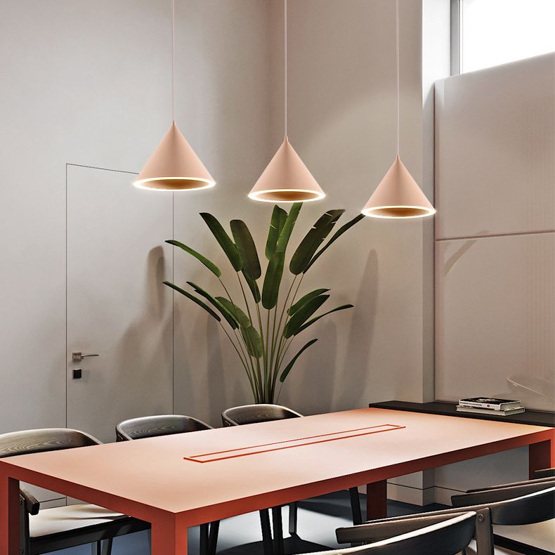 Metallkegel hängende Anhänger Lichter moderner Esszimmer Down Lighting Anhänger