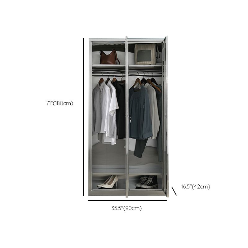 Metal Cabinet for Bathroom Contemporary Storage Cabinet with Hinged Door