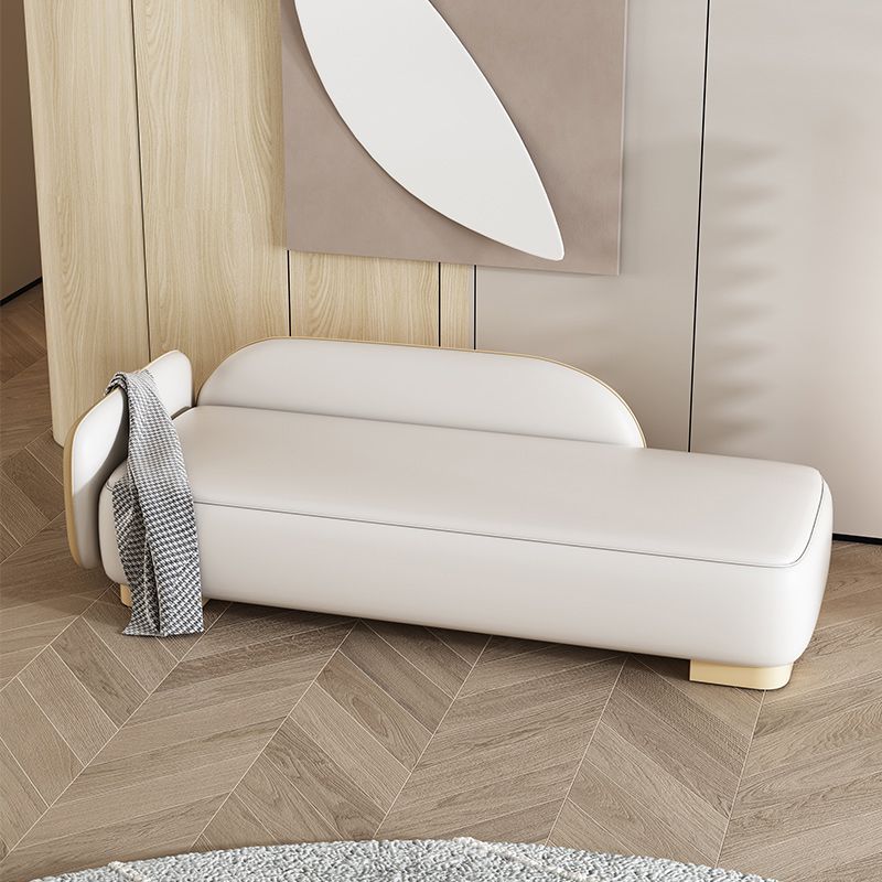 Modern Style Genuine Leather Lounge Chair for Living Room and Bedroom