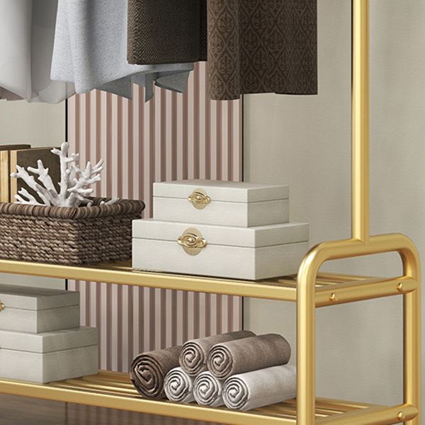 Industrial Style Coat Rack Metal Free Standing Hooks Design Coat Rack on Wheels