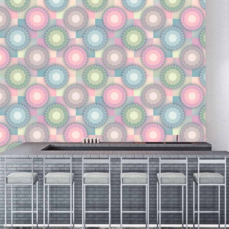 Living Room Home Decoration Wall Mural Geometry Mildew Resistant Wall Art