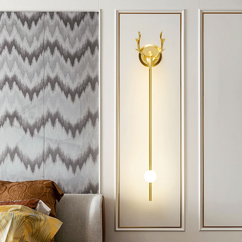 Modern Style Metal Wall Light Linear LED Wall Light Sconce for Bedroom