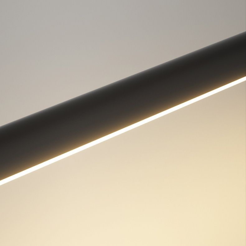 Disparo de pared en forma de línea LED con metal asquera simple moderno de montaje en la pared interior de la pared lámpara