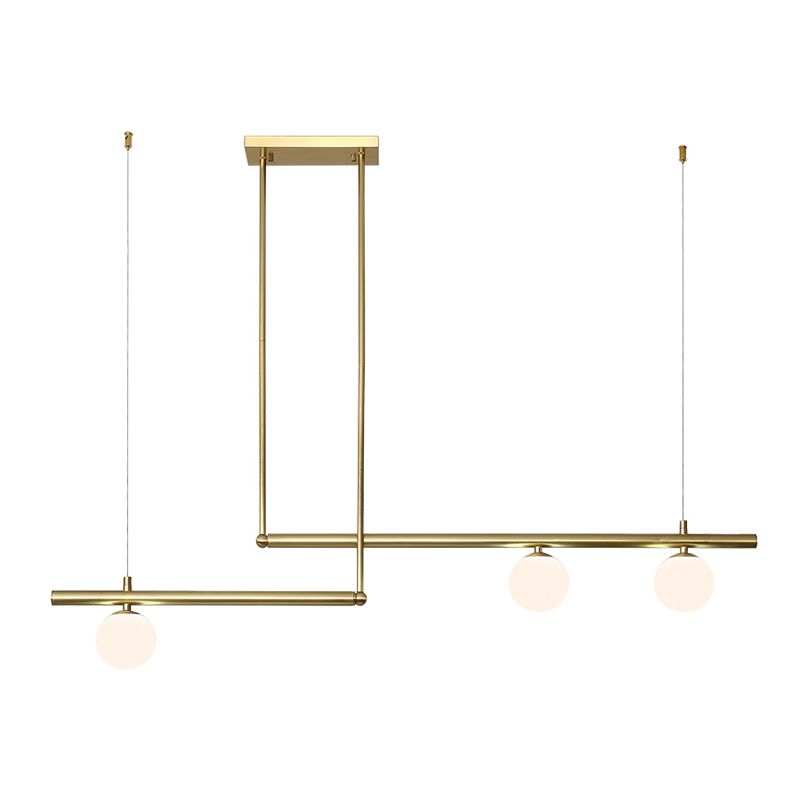 Moderne Stil sphärischer Anhänger Lichter weiße Glashängeanhänger Lichter